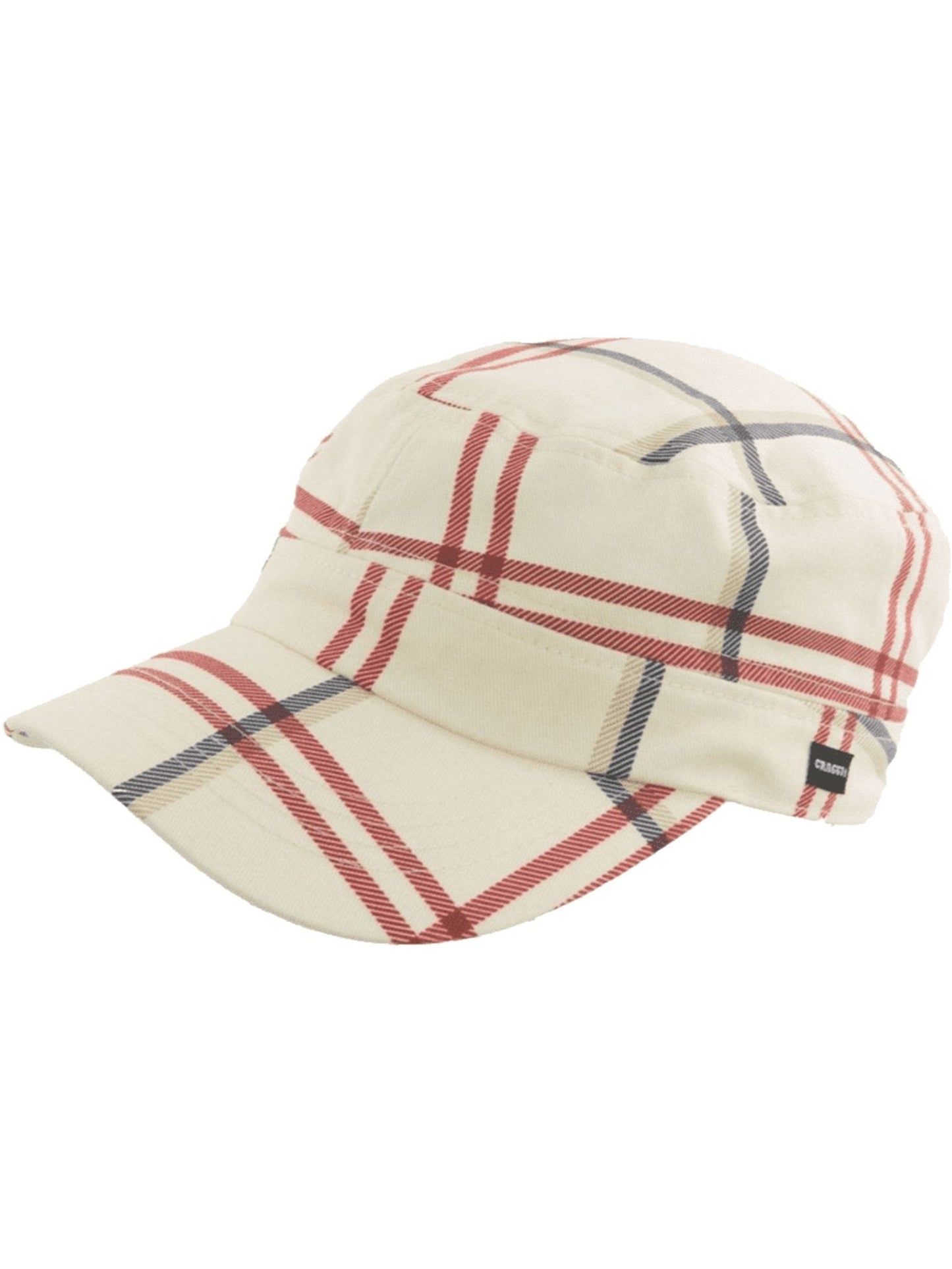 Craggi Womens Newsboy Sports Cap Holiday Stone Blue Red Check Adjustable Ladies Hat CRAGGI Hats